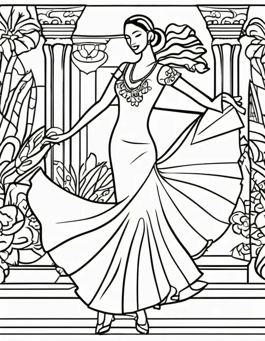 Color and Dance: Exotic Flamenco Dancers Page