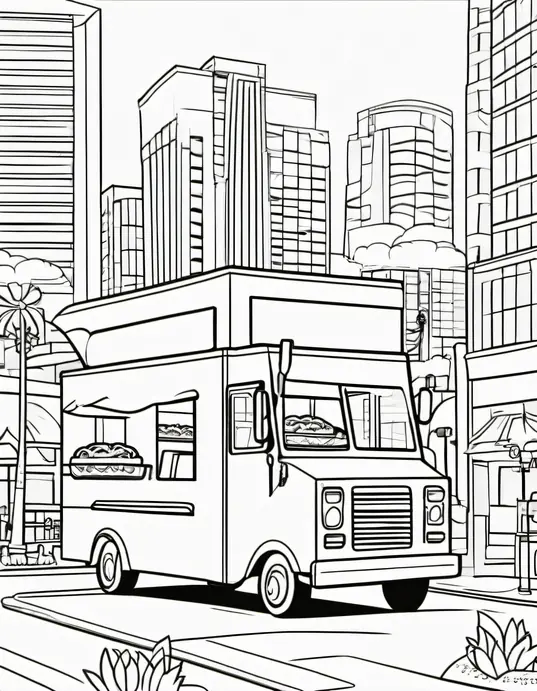 Colorful Fast Food Truck Playtime Adventure