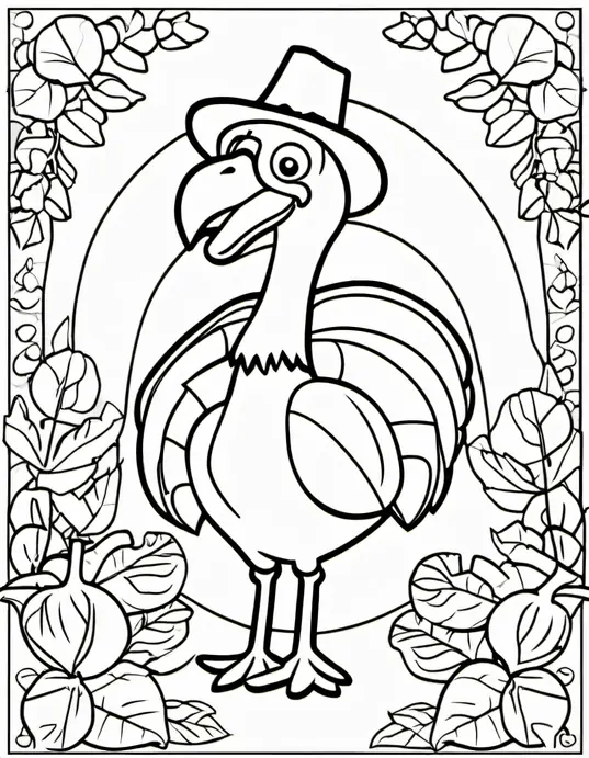 Turkey Trot Coloring Adventure