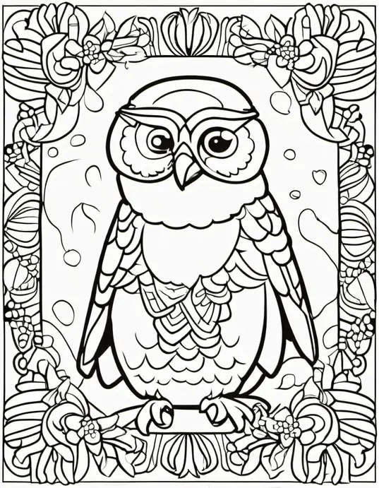 Butterfly Garden Coloring Scene for Kids