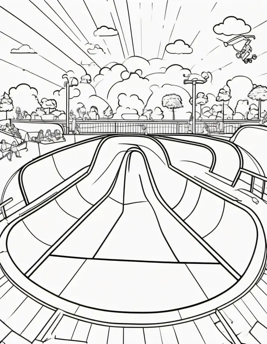 Color Skate Park Pals: Rainbow Tricks and Wheels