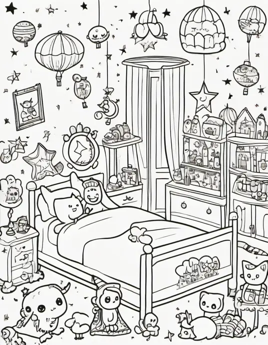 Spooky Slumber Party: Color Cute Monster Dreams