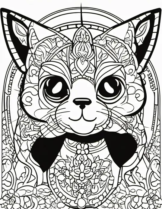 Sunny Seaside Coloring Scene for Kids