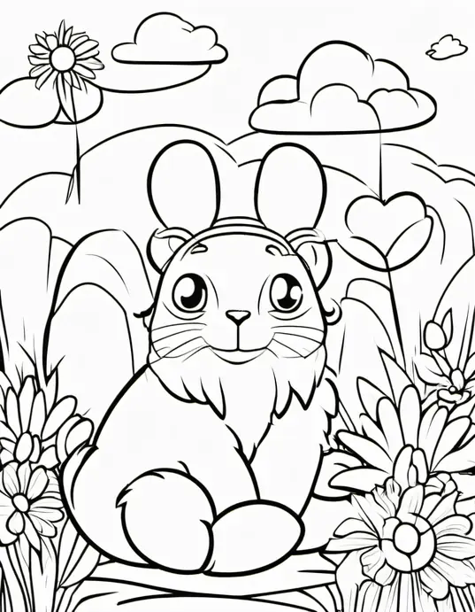 Snowman Coloring Page: Joyful Winter Fun