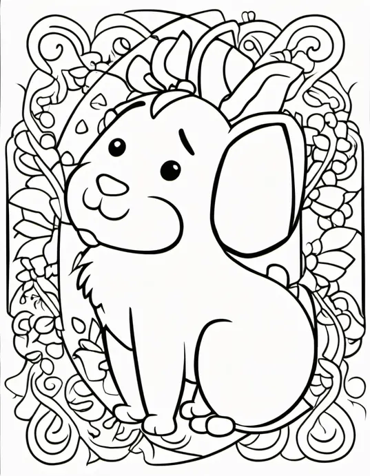 Delicious Fruit Rainbow Coloring Page
