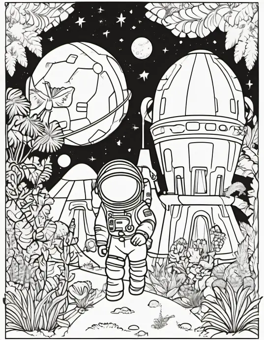 Color Space Exploration: Alien Planet Playground