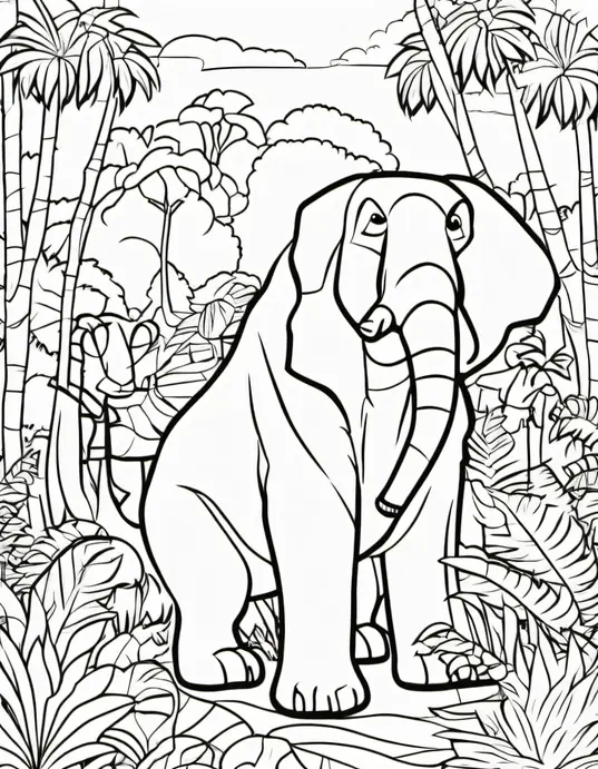 Color & Play: Hoops-tastic Jungle Basketball Friends