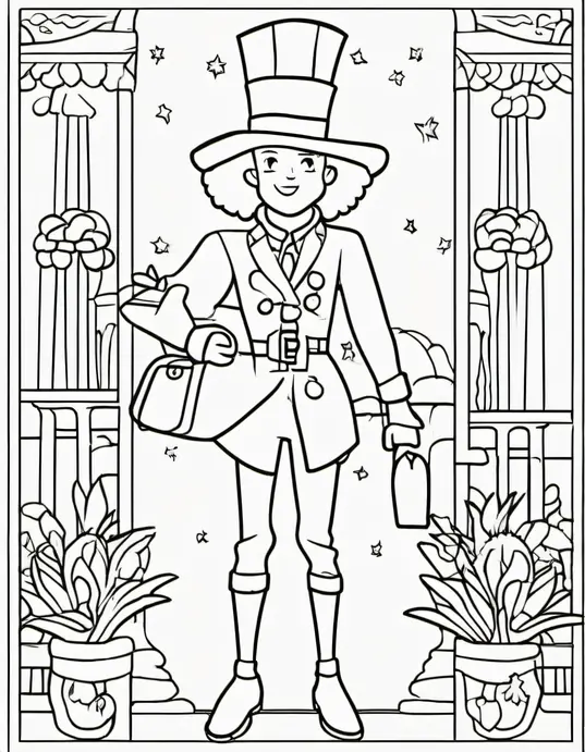 Medieval Dragon's Lair Coloring Page