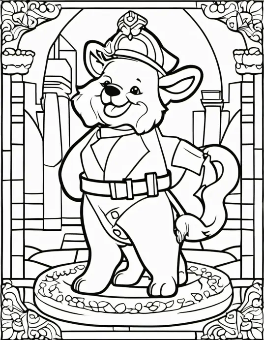 Enchanted Castle Coloring Scene for Little Princesses