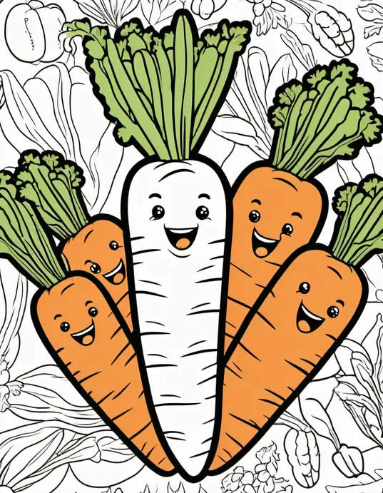 Color and Discover Carrot Patch Fun!